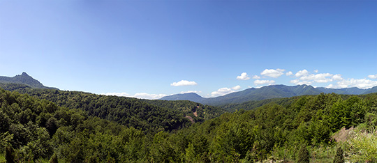 Перевал Гойтх — вид на запад