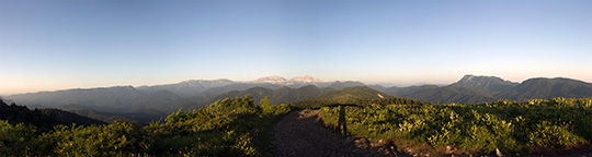 Перевал Гойтх — вид на запад