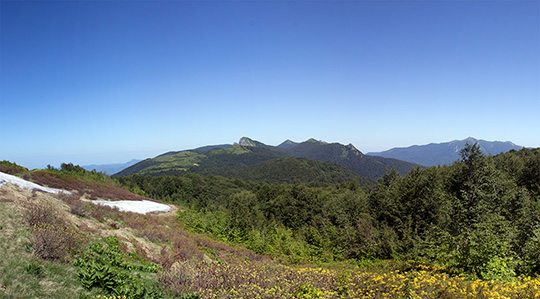 Перевал Гойтх — вид на запад