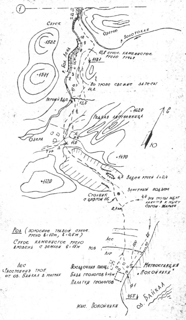 Озеро Байкал - ручей Золотокан