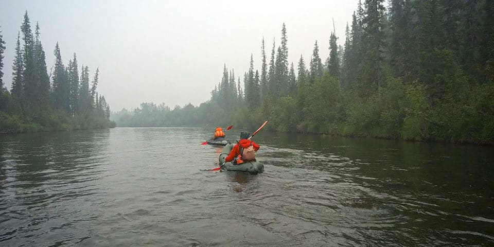 Два пакрафта Билюта на реке Лена