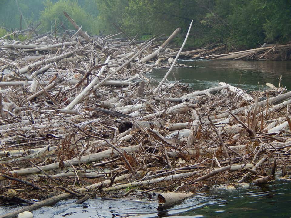 Река Лена — Курумлинский лом с левого берега