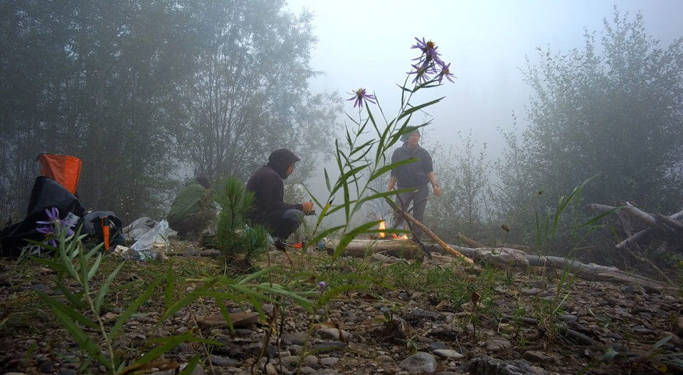 Река Лена — туманная стоянка