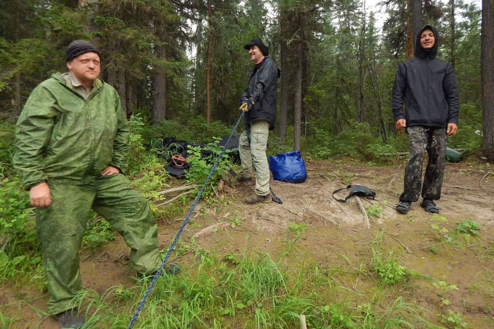 Река Лена — обнос завала