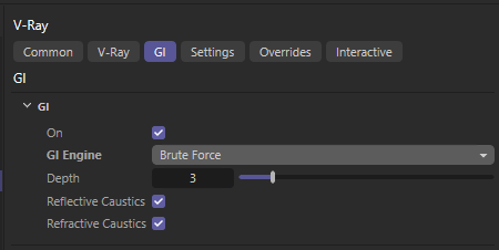 Global Illumination в Cinema